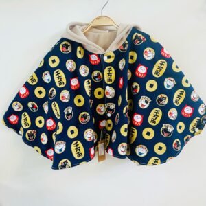 新春到 | 招財貓刷毛精靈斗篷(藍色燙金)