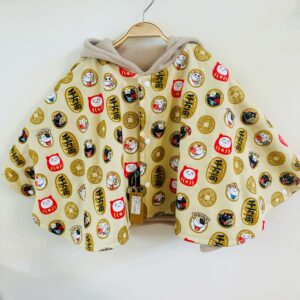 新春到 | 招財貓刷毛精靈斗篷(米色燙金)