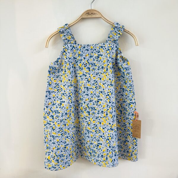 小碎石 肩帶洋裝 /長大可當上衣穿/