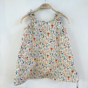 黃鵝 肩帶洋裝 /長大可當上衣穿/