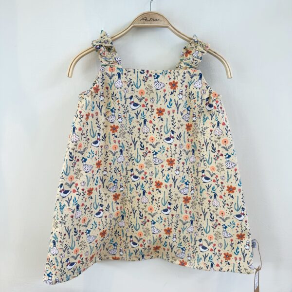 黃鵝 肩帶洋裝 /長大可當上衣穿/